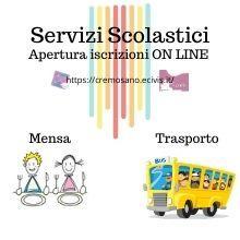 Mensa e Trasporto - Apertura iscrizioni ONLINE dal 05 Giugno Mensa e Trasporto - Apertura iscrizioni ONLINE dal 05 Giugno